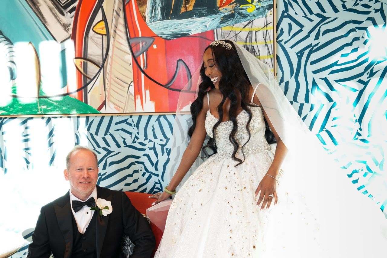 Evening wedding reception at luxury Dallas venue